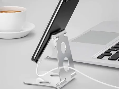 Podstawka pod telefon i tablet uchwyt stojak metalowy antypoślizgowy
