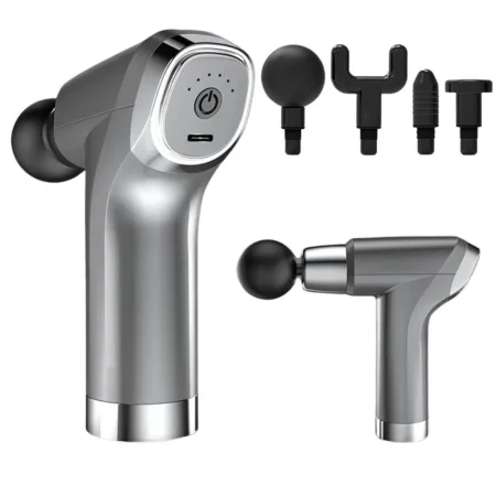 Pistolet do masażu masażer do pleców ciała mocny 4 końcówki massage gun Verk model 24567