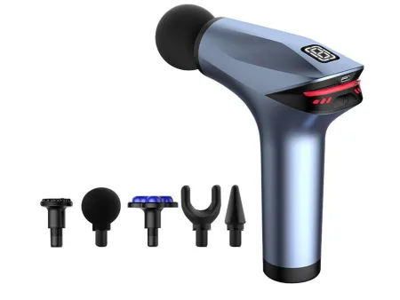 Pistolet do masażu pleców ciała nóg masażer mocny massage gun 5 końcówek
