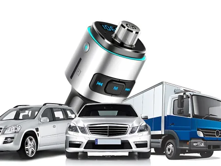 Transmiter Bluetooth FM ładowarka samochodowa szybka 2x USB podświetlenie Verk model 10140