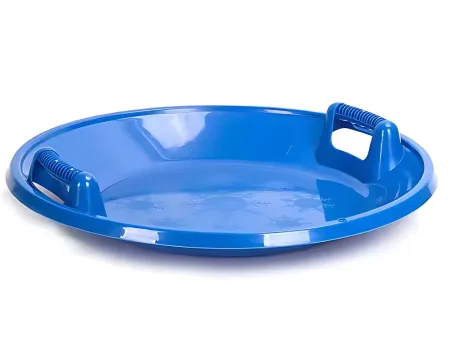 Sanki plastikowe talerz ślizg zjazdowy na śnieg okrągłe duże 62 cm