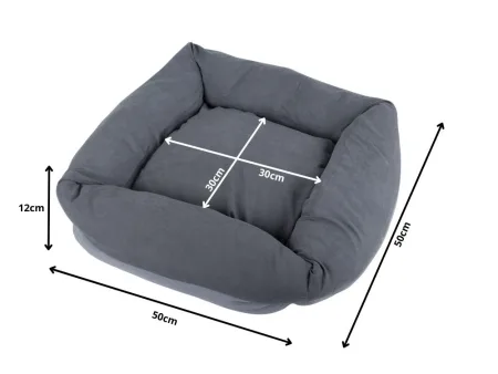 Legowisko dla psa kota miękkie posłanie kanapa kojec sofa poduszka małe 50x50x12 cm
