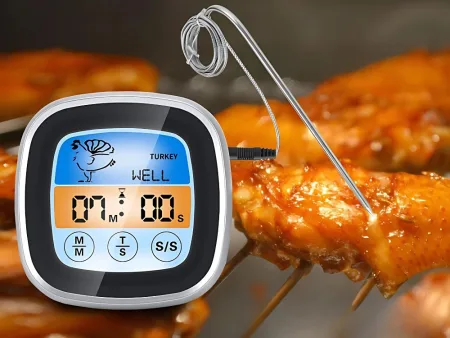 Termometr kuchenny cyfrowy do mięsa żywności na grilla szpilka -50°c 300°c