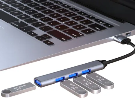 Hub rozdzielacz usb 3.0 5gb/s adapter stacja rozgałęźnik 4x porty usb 3.0