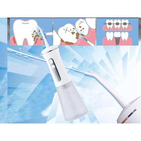 Irygator dentystyczny bezprzewodowy do zębów jamy ustnej z dużym pojemnikiem 350ml model 24592