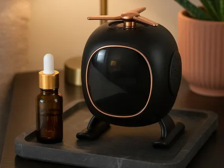 Głośnik bluetooth z aromaterapią budzik lampka nocna zapachowa led timer
