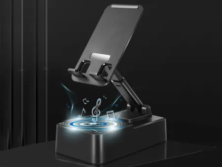 Podstawka pod telefon z głośnikiem bluetooth uchywt na tablet na biurko