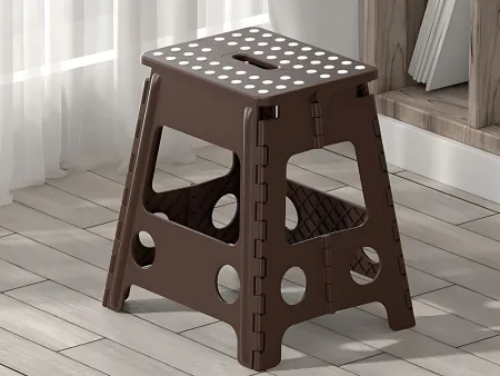 Taboret składany duży stołek krzesło składane wytrzymałe rozkładany 39cm
