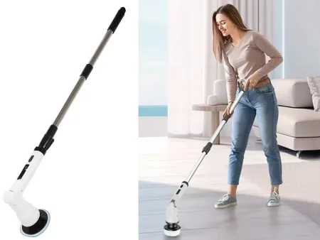 Elektryczna szczotka obrotowa do czyszczenia kafli mop zestaw bezprzewodowa