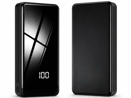 Powerbank power bank 20000mah usb-c usb-a 2 led szybki pojemny bezpieczny
