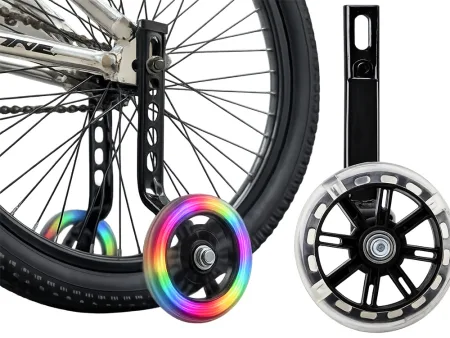 Kółka boczne do roweru dziecięcego diody led koła rowerowe świecące 12-16