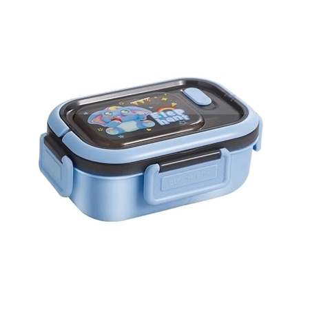 Lunchbox śniadaniówka pojemnik na śniadanie obiad z przegródkami sztućce
