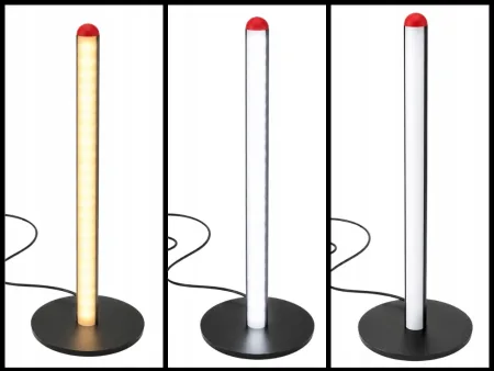 Lampka stojąca podłogowa LED 50cm 3 barwy regulacja jasności USB