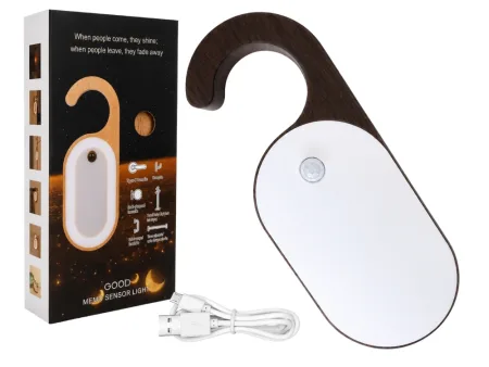 Lampka nocna LED z zawieszką do szafy z czujnikiem ruchu barwa ciepła Verk model 12431_CZ
