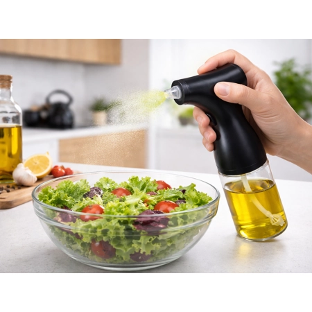 Spryskiwacz oleju oliwy octu dozownik elektryczny 200ml szklany rozpylacz
