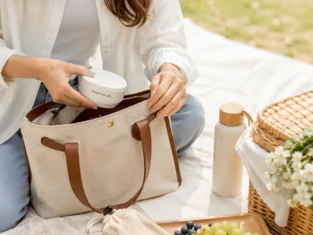 Składany kubek silikonowy z pokrywką 200 ml turystyczny na biwak plażę