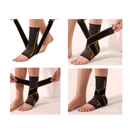 Stabilizator stawu skokowego opaska elastyczna na kostkę stabilizator stopy