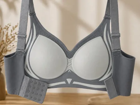 Biustonosz sportowy damski push up modelujący bezszwowy wkładki rozmiar XL