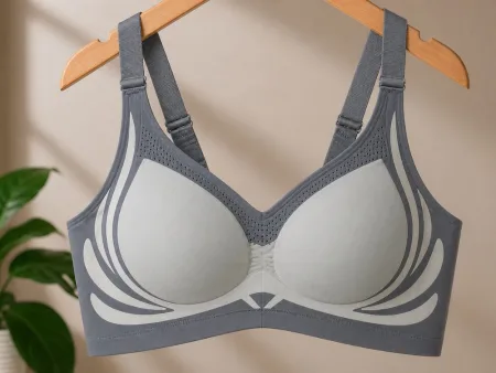 Biustonosz sportowy damski push up modelujący bezszwowy wkładki rozmiar XL