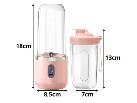 Blender kielichowy przenośny kubek mikser elektryczny usb 6 ostrzy smoothie