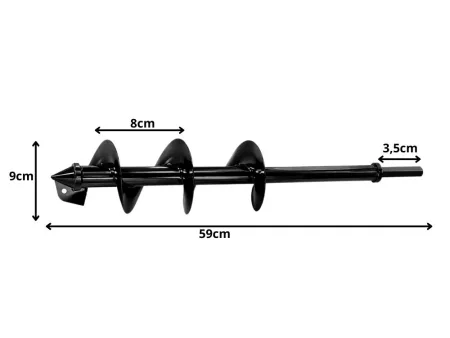 Wiertło ogrodowe świder do sadzenia roślin do wiertarki wkrętarki 59cm