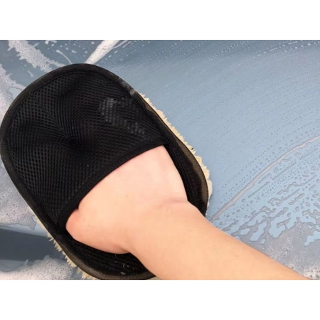 Rękawica do mycia auta mikrofibra detailingowa miękka do lakieru felg szyb