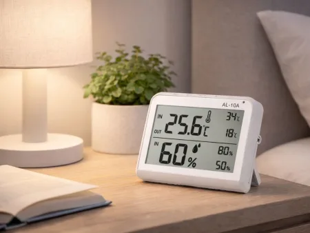Stacja pogodowa pogody lcd termometr sonda higrometr magnes pokojowy zew