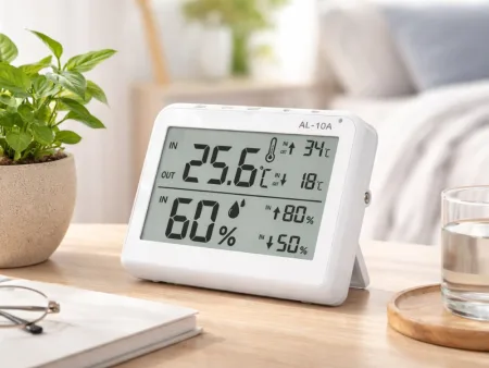Stacja pogodowa pogody lcd termometr sonda higrometr magnes pokojowy zew