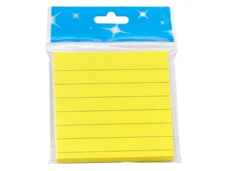Karteczki samoprzylepne liniowane 100 kartek notes samoprzylepny sticky
