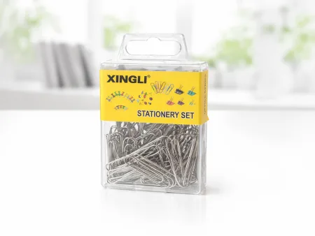 Spinacze biurowe okrągłe srebrne 70 szt metalowe 31mm do dokumentów biura
