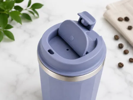 Kubek termiczny termos na gorące napoje kawa 380ml z przyssawką anti-spill