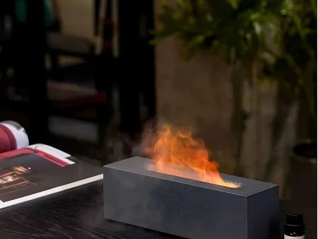 Nawilżacz powietrza led usb ultradźwiękowy płomień aromaterapia dyfuzor