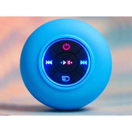 Głośnik bluetooth mini bezprzewodowy ipx4 przenośny bas mobilny przyssawka
